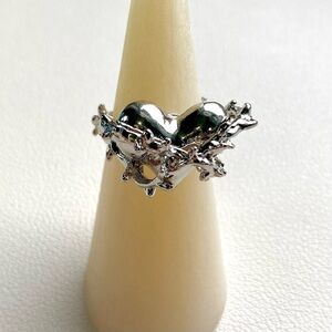 Silver Heart Ring